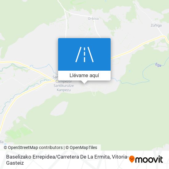 Mapa Baselizako Errepidea / Carretera De La Ermita