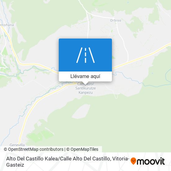 Mapa Alto Del Castillo Kalea / Calle Alto Del Castillo