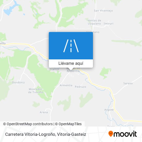 Mapa Carretera Vitoria-Logroño