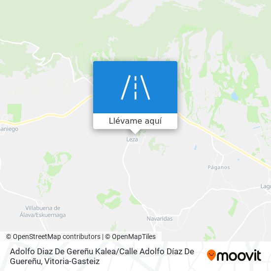 Mapa Adolfo Diaz De Gereñu Kalea / Calle Adolfo Díaz De Guereñu