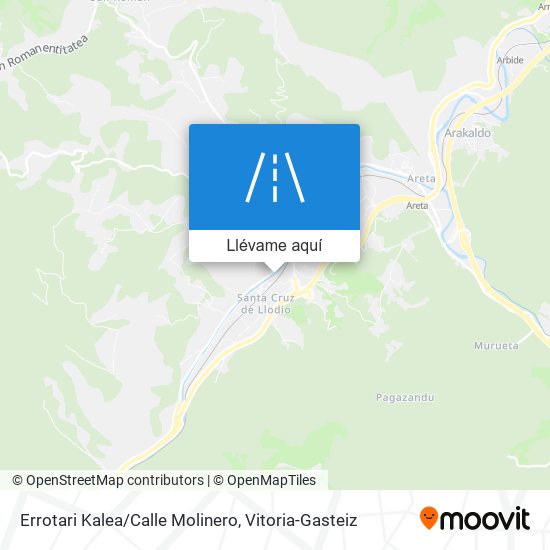 Mapa Errotari Kalea/Calle Molinero