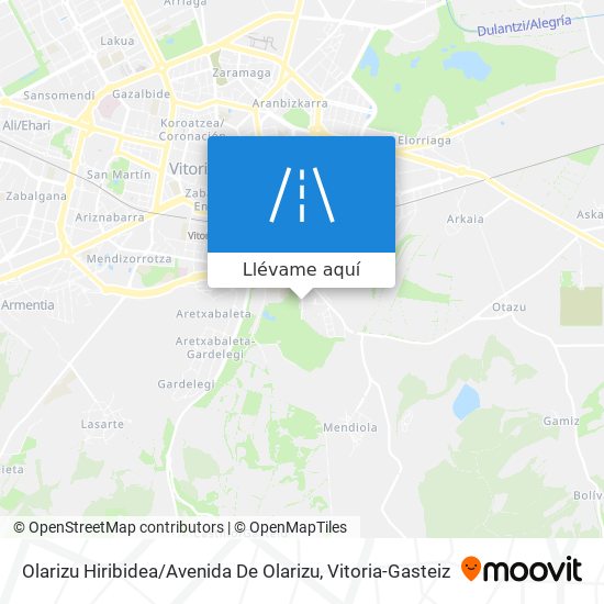 Mapa Olarizu Hiribidea / Avenida De Olarizu