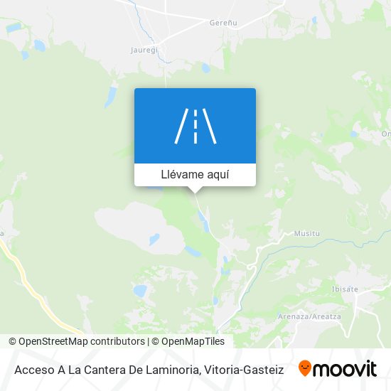 Mapa Acceso A La Cantera De Laminoria