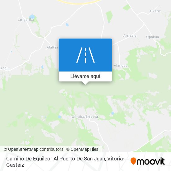 Mapa Camino De Eguileor Al Puerto De San Juan