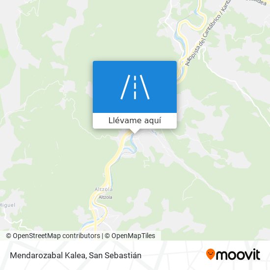 Mapa Mendarozabal Kalea