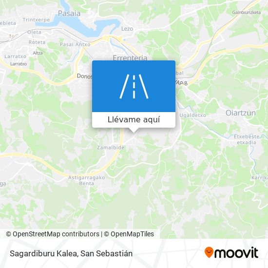 Mapa Sagardiburu Kalea