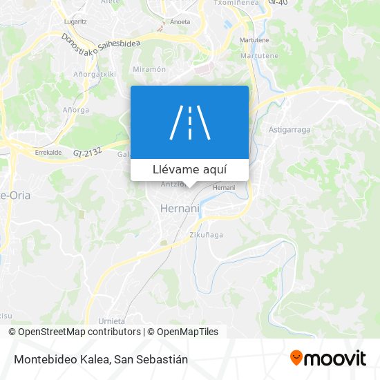 Mapa Montebideo Kalea