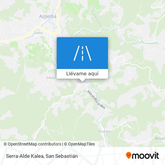 Mapa Serra-Alde Kalea