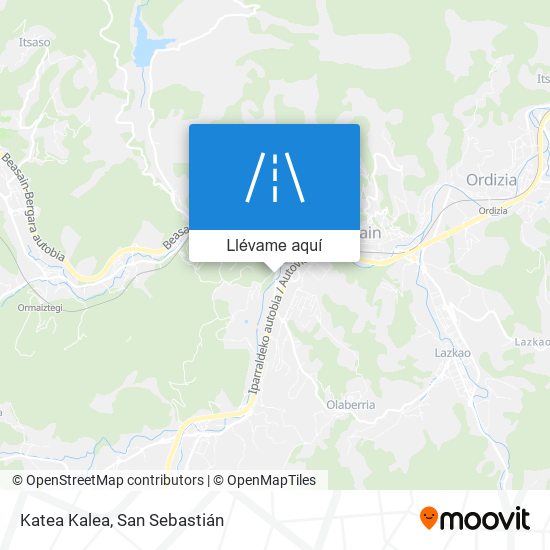 Mapa Katea Kalea