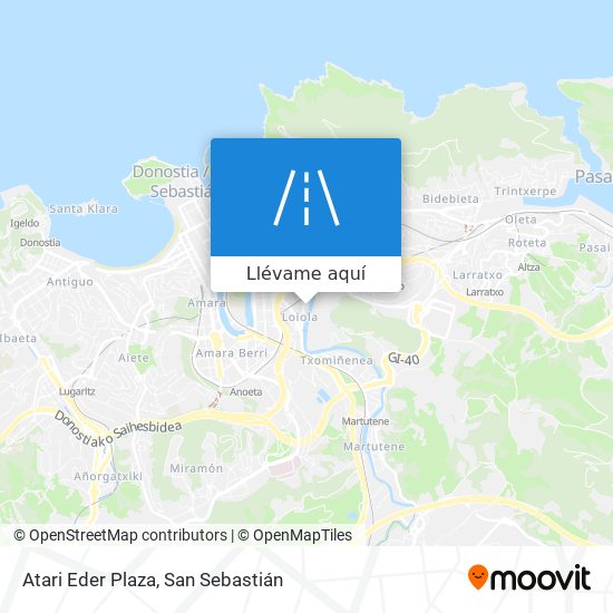 Mapa Atari Eder Plaza