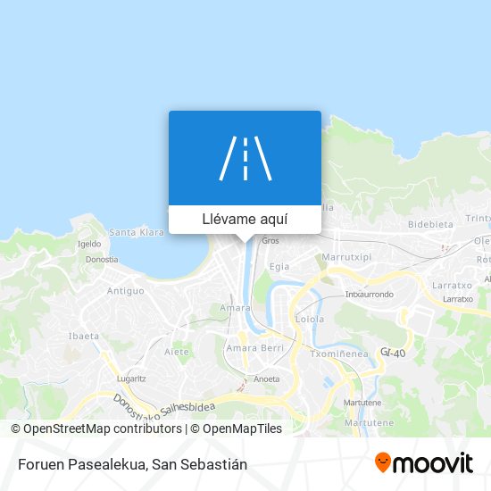 Mapa Foruen Pasealekua