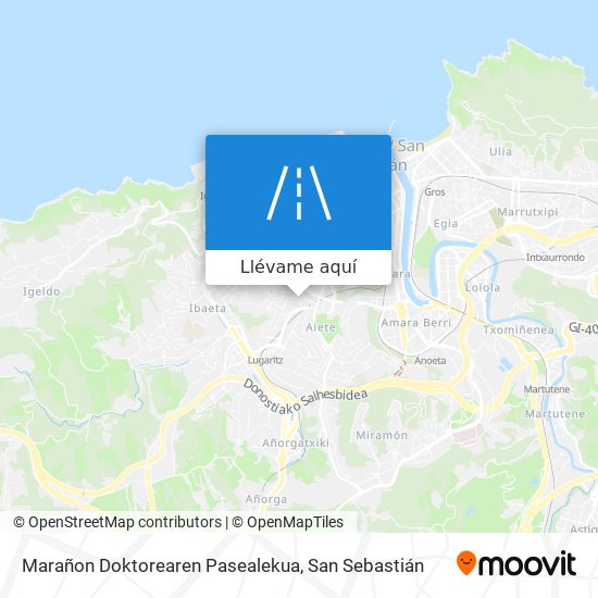 Mapa Marañon Doktorearen Pasealekua