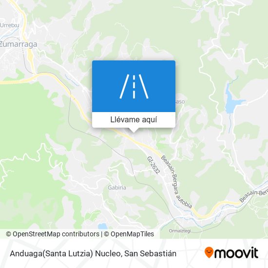 Mapa Anduaga(Santa Lutzia) Nucleo