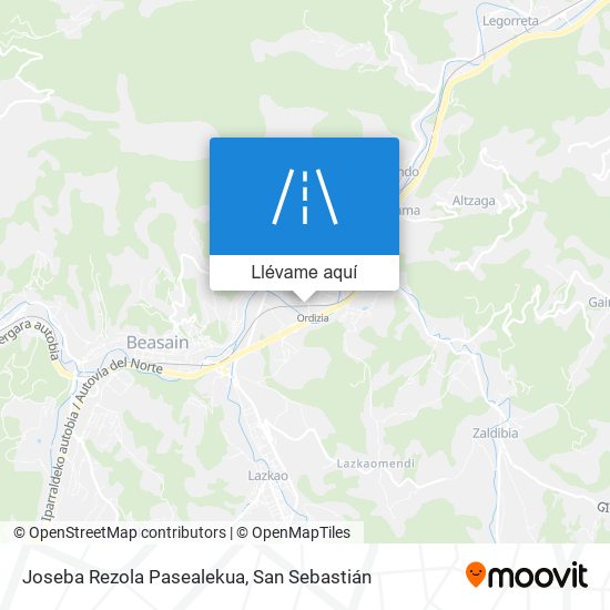 Mapa Joseba Rezola Pasealekua