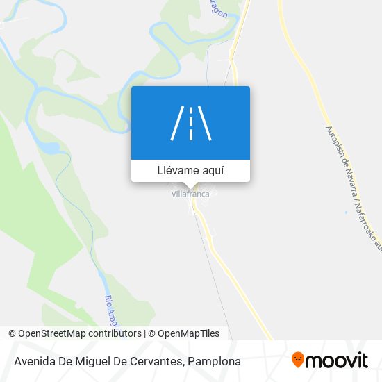 Mapa Avenida De Miguel De Cervantes
