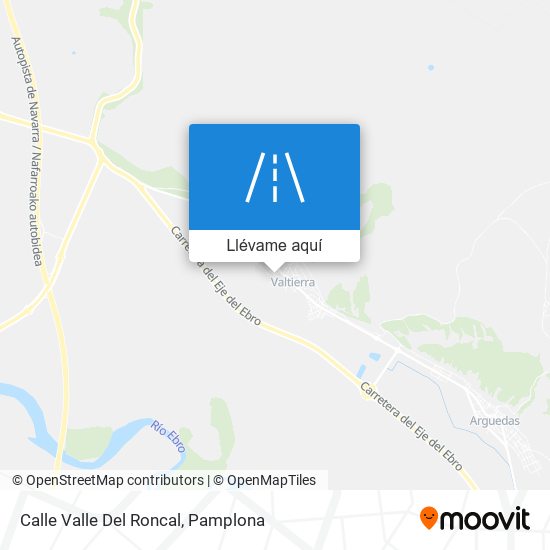 Mapa Calle Valle Del Roncal