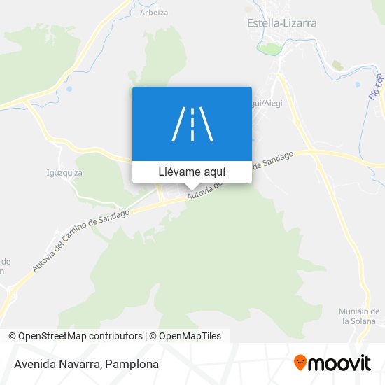 Mapa Avenida Navarra