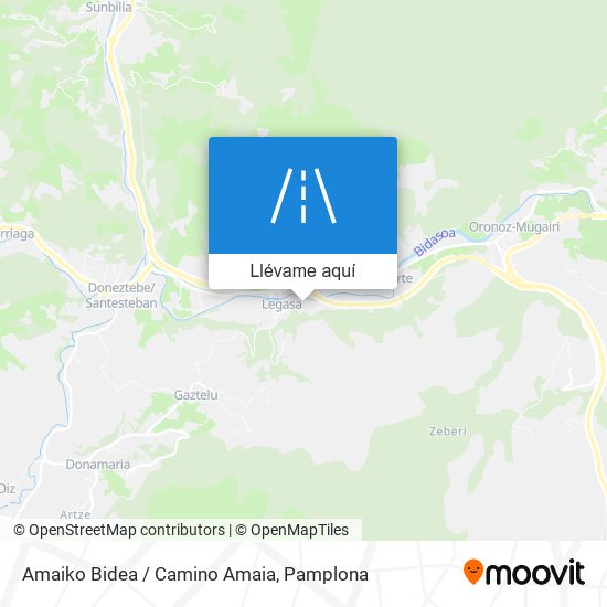 Mapa Amaiko Bidea / Camino Amaia