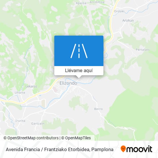 Mapa Avenida Francia / Frantziako Etorbidea