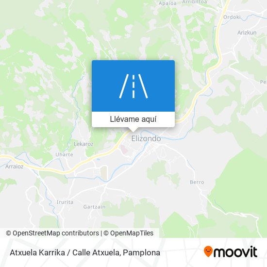 Mapa Atxuela Karrika / Calle Atxuela