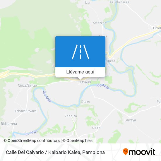 Mapa Calle Del Calvario / Kalbario Kalea