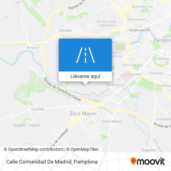 Mapa Calle Comunidad De Madrid