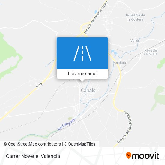Mapa Carrer Novetle