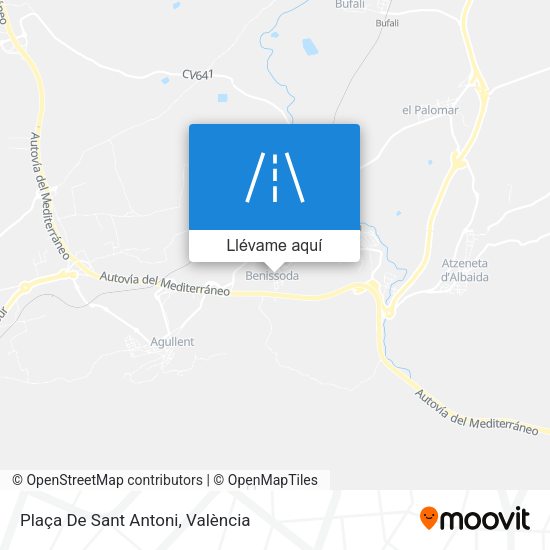 Mapa Plaça De Sant Antoni