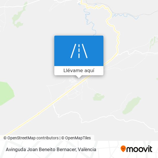Mapa Avinguda Joan Beneito Bernacer