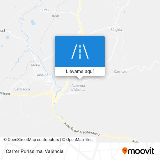 Mapa Carrer Purissima
