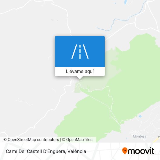 Mapa Camí Del Castell D'Ènguera