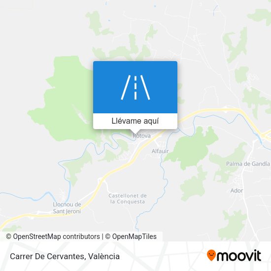 Mapa Carrer De Cervantes