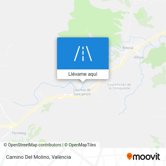 Mapa Camino Del Molino