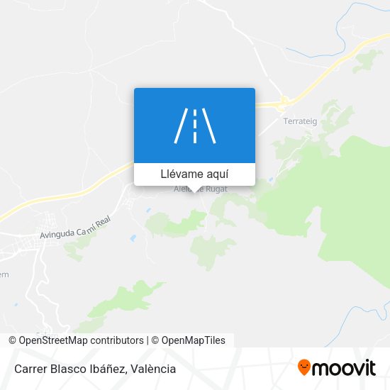 Mapa Carrer Blasco Ibáñez