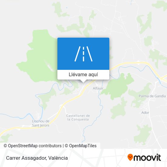 Mapa Carrer Assagador