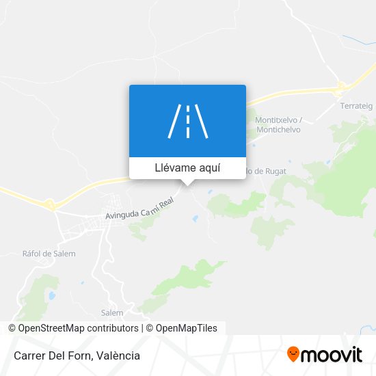 Mapa Carrer Del Forn