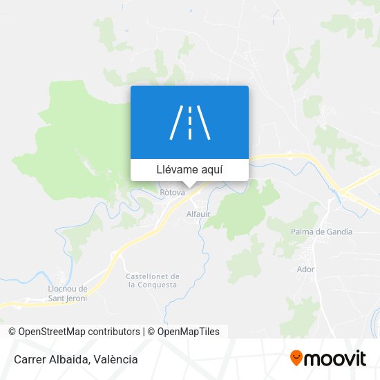 Mapa Carrer Albaida
