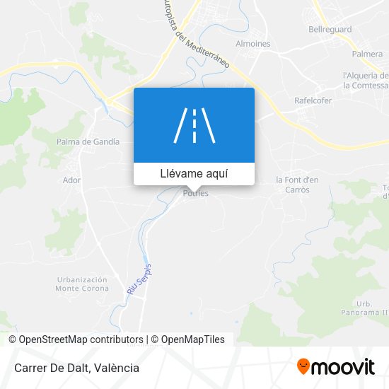 Mapa Carrer De Dalt