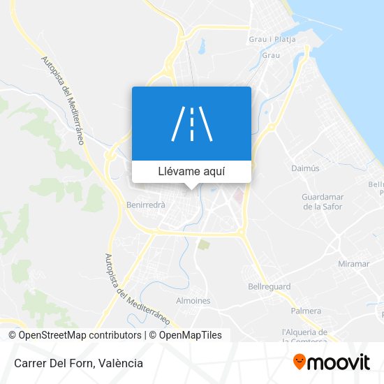 Mapa Carrer Del Forn
