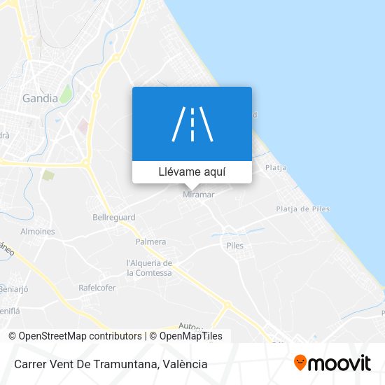 Mapa Carrer Vent De Tramuntana