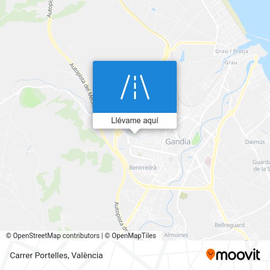 Mapa Carrer Portelles