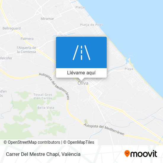 Mapa Carrer Del Mestre Chapí