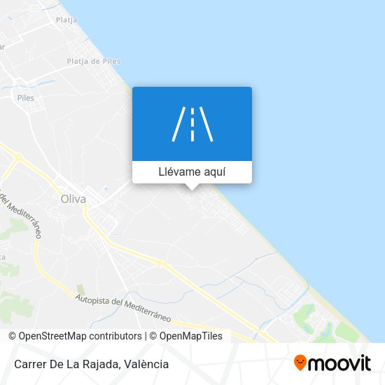 Mapa Carrer De La Rajada