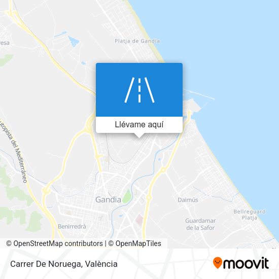 Mapa Carrer De Noruega