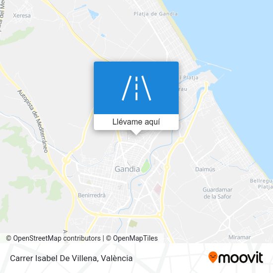 Mapa Carrer Isabel De Villena