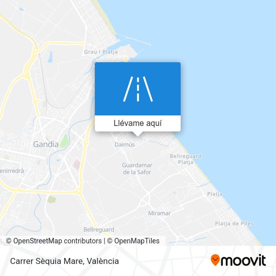 Mapa Carrer Sèquia Mare