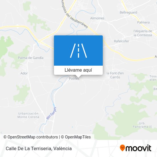 Mapa Calle De La Terriseria