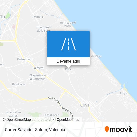 Mapa Carrer Salvador Salom