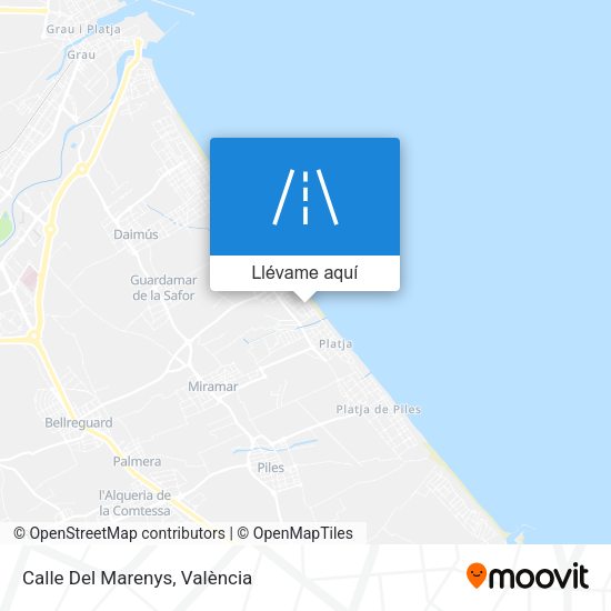 Mapa Calle Del Marenys