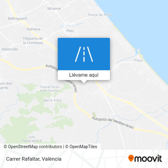 Mapa Carrer Rafaltar